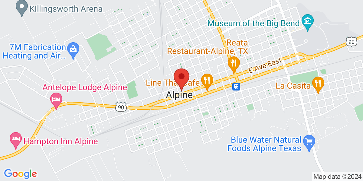 Map of Alpine Public Library